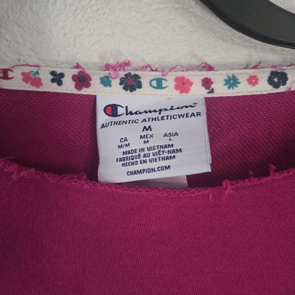 Champion Women's Pink Sweatshirt - Picture 5 of 5